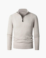 ZERMATT High Collar Half Zip Sweater