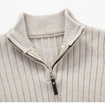 ZERMATT High Collar Half Zip Sweater