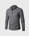 ZERMATT High Collar Half Zip Sweater