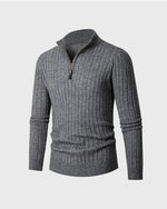 ZERMATT High Collar Half Zip Sweater